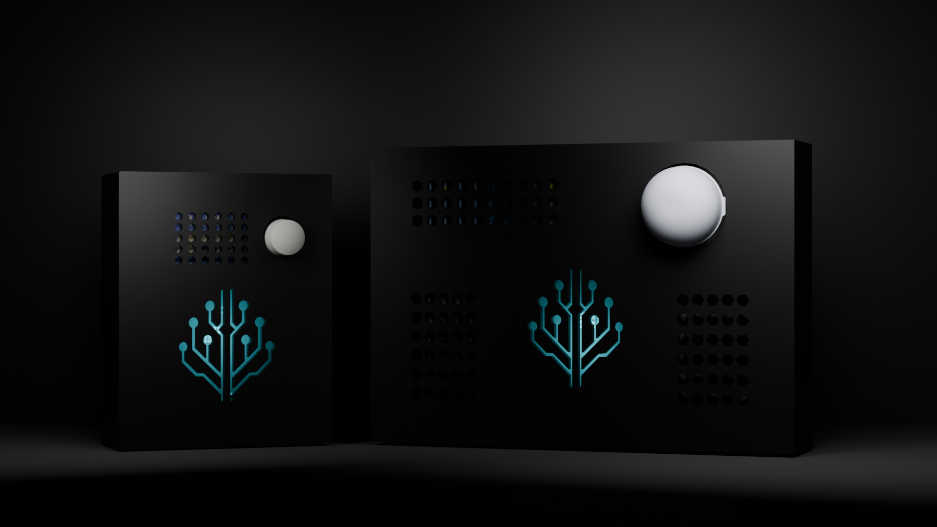 Completed ADAM and EVE devices together